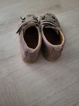 Mrugala kožené dievčenské prechodné topánky - 2