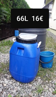 Predam sudy plastove 230L - 2