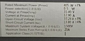 FV panely 404W 1.7x1.1m Black - 2