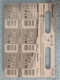 "Gombíková" batéria CR 2025 6ks - 2