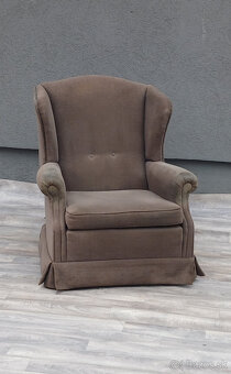 Kreslo sivé – UŠIAK. - 2