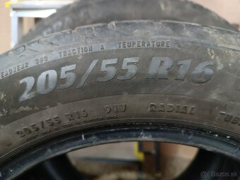 Predám letné pneu 205/55 r16 - 2