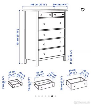 Hemnes komoda - 2