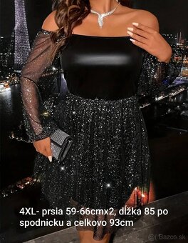 Nadherne poslocenske saty viac druhov PLUS SIZE - 2