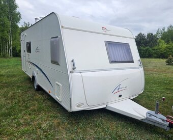 Karavan Burnster Averso 550 TK - poschodove postele, mover - 2