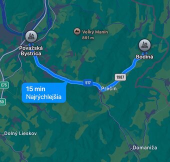 Považská Bystrica RD – za cenu 1. izb. bytu - 2