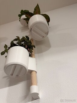 Závesný systém kvetináčov na stenu - 2