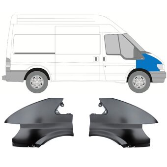 FORD TRANSIT MK6 00-06 ĽAVÝ PRAVÝ BLATNÍK - 2