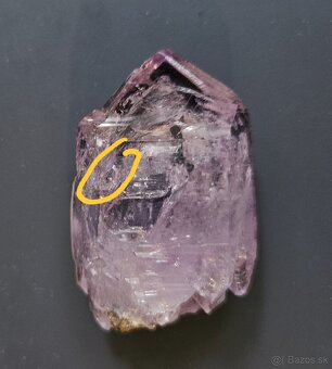 XX Ametyst kryštál s pohyblivou bublinou, Veracruz - Mexico - 2