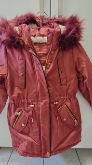 Zimný nepremokavý kabát parka 122 - 2