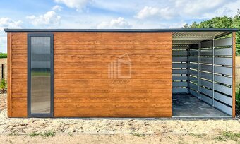 Záhradný domček 3,5x2, antracit - 2