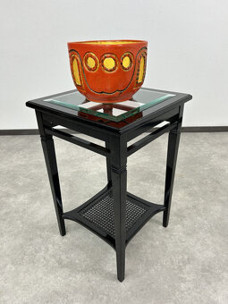 Čierny príručný stolík/stojan na kvety - 2