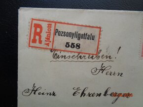 Poštové známky - PETRŽALKA = POZSONYLIGETFALU - 2