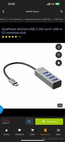 Redukcia ALZA USB-C/Type-C na 4x USB-A - 2