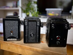 Historicky stary fotoaparat menšia zbierka - 2