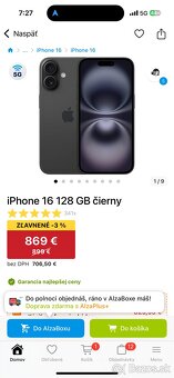 2x IPhone 16 128BG čierny - 2