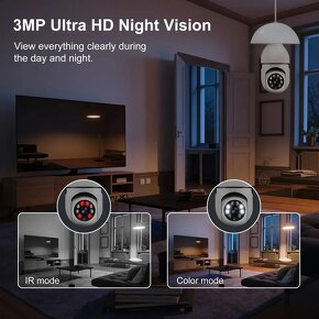 Monitorovacia IP kamera (E27) - 2