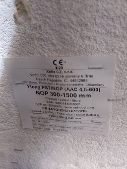Nosny preklad YTONG - NOP 300 - 2