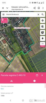 Orná pôda Horné Otrokovce 1,30 €/m2 - 2