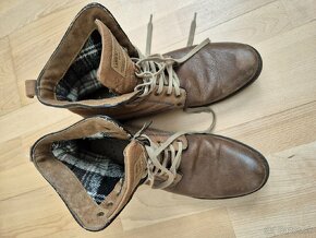 Vysoké kožené topánky Lasocki - 2