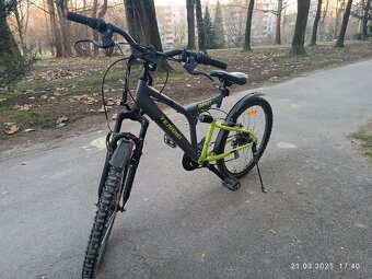 Detský celoodpružený bicykel Terrain 24" - 2