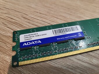RAM ADATA 1GB DDR2 667MHz CL5, AD2U667B1G5-S - - 2