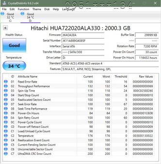 2TB Hitachi HUA722020ALA330 - 2