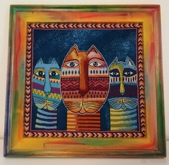 Obraz - gobelín s motívom mačiek - 2