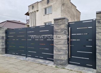 Hliníkové a kovové brány a ploty – výroba a montáž – Košice, - 2