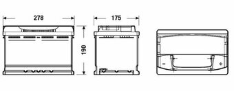 Nová nevyužitá autobatéria Exide Premium 77 Ah - 2