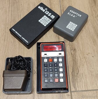 Retro kalkulačka Elka 135M - 2