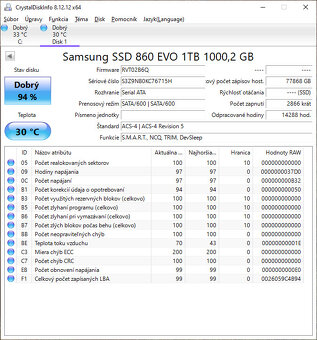 2.5" SSD disk Samsung EVO 860 - 1TB - 2