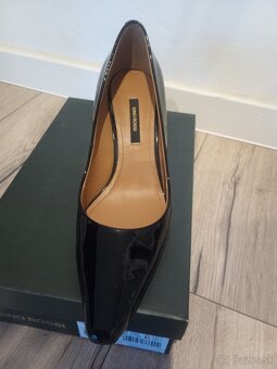 Čierne lakované lodičky - 2