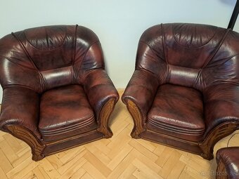 Kožená sedacia súprava - 2