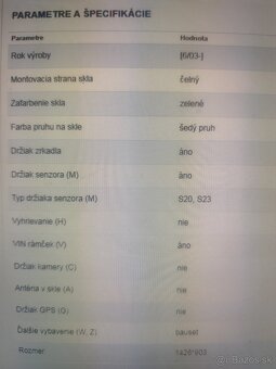 Mercedes c w203 okno - 2