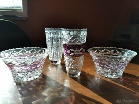 Krištálové vázy a krištálové misky - 2