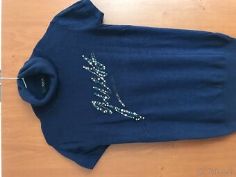 GUESS originál kráľovská Modra/rolacikove tricko S/M - 2