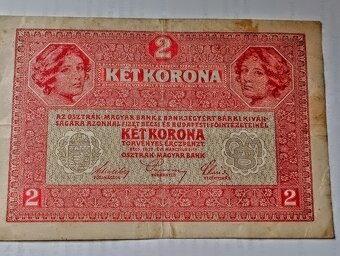 ZWEI KRONEN 1917 UNGARISCHE BANK - 2