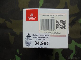 Kolimátor Guerilla Optics Square TAN. - 2
