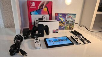 Nintendo SWITCH OLED + 2 hry - 2