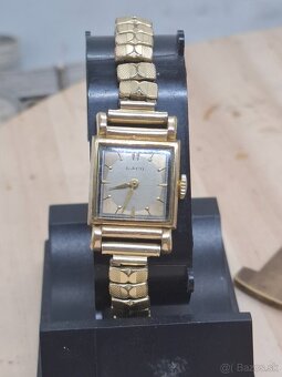Predám funkčné dámske starožitné hodinky LACO 17 jewels 20 m - 2