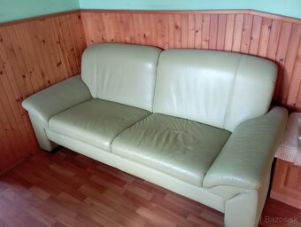 Predám koženú sedačku 3+2+1 - 2