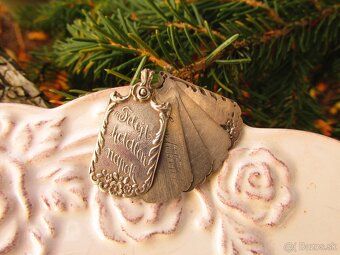 Starý strieborný prívesok, Ag 900 - 2