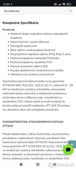 ATTACK Plynový liatinový kotol 25 PLQ - 2