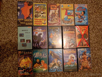 Vzácne rozprávkové VHS videokazety so slovenským dabingom - 2
