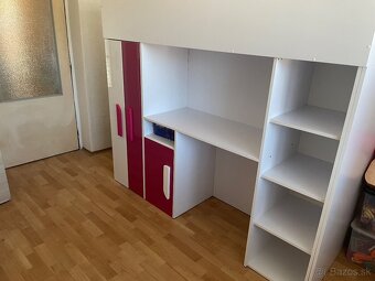 Poschodová posteľ zo stolíkom - 2