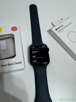 Apple Watch 9 Black 45 mm Celluar 99% batéria - 2