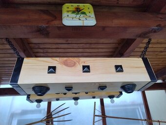 Lustre drevený hranol - 2