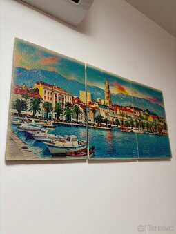 Keramický obraz Split – moderná dekorácia na stenu - 2