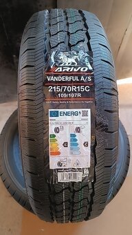 215/75 R15 C celoročné gumy DOT 2025 - 2